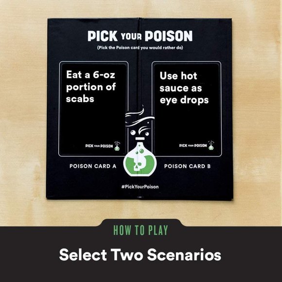 Clearance, PICK YOUR POISON Card Game: The “What Would You Rather Do?” - Picture 3 of 6
